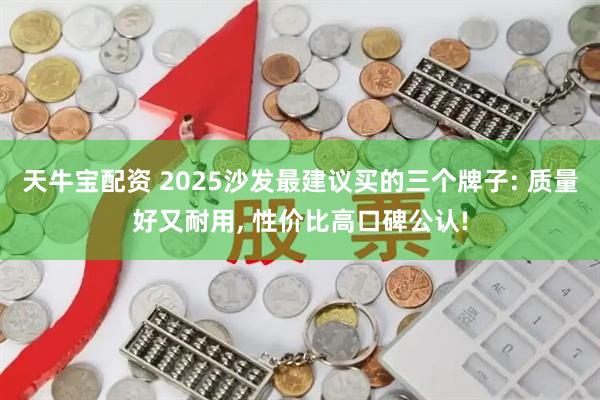 天牛宝配资 2025沙发最建议买的三个牌子: 质量好又耐用, 性价比高口碑公认!