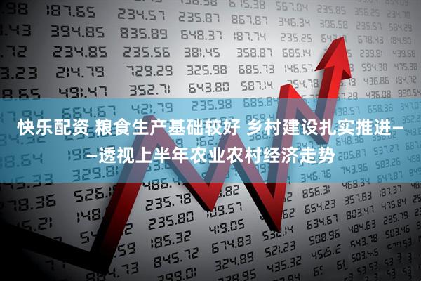 快乐配资 粮食生产基础较好 乡村建设扎实推进——透视上半年农业农村经济走势